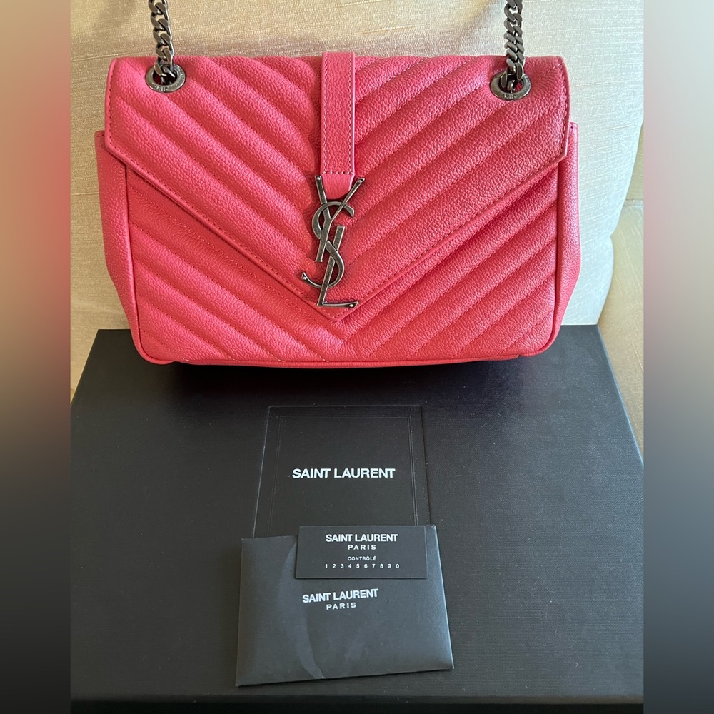 SALE!!! Authentic YSL pink crossbody bag